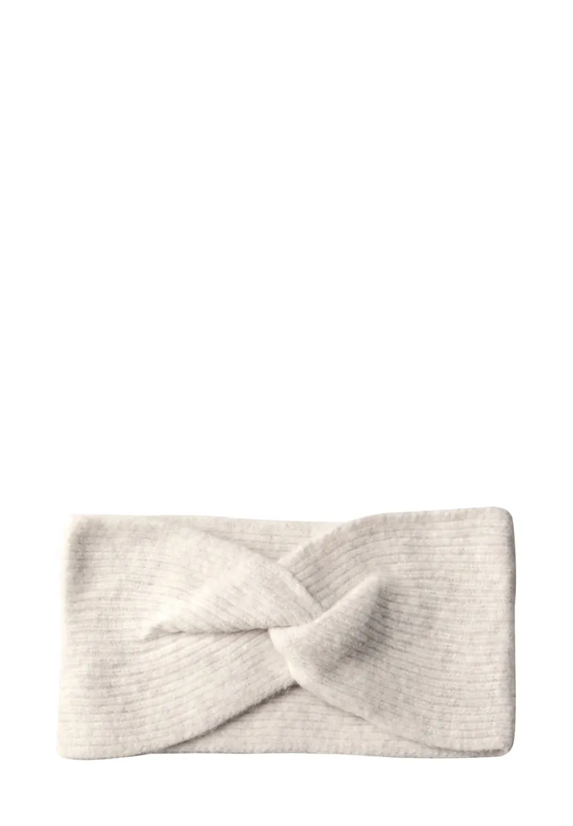 FEINSTRICK STIRNBAND - Ohrenwärmer - beige