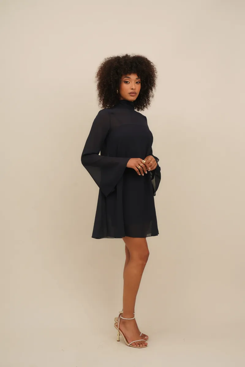 FELICITY A LINE MINI - Freizeitkleid - navy blue