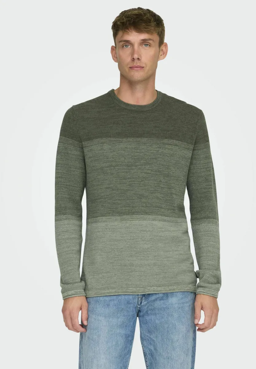 FELIX REG CREW  - Strickpullover - castor gray