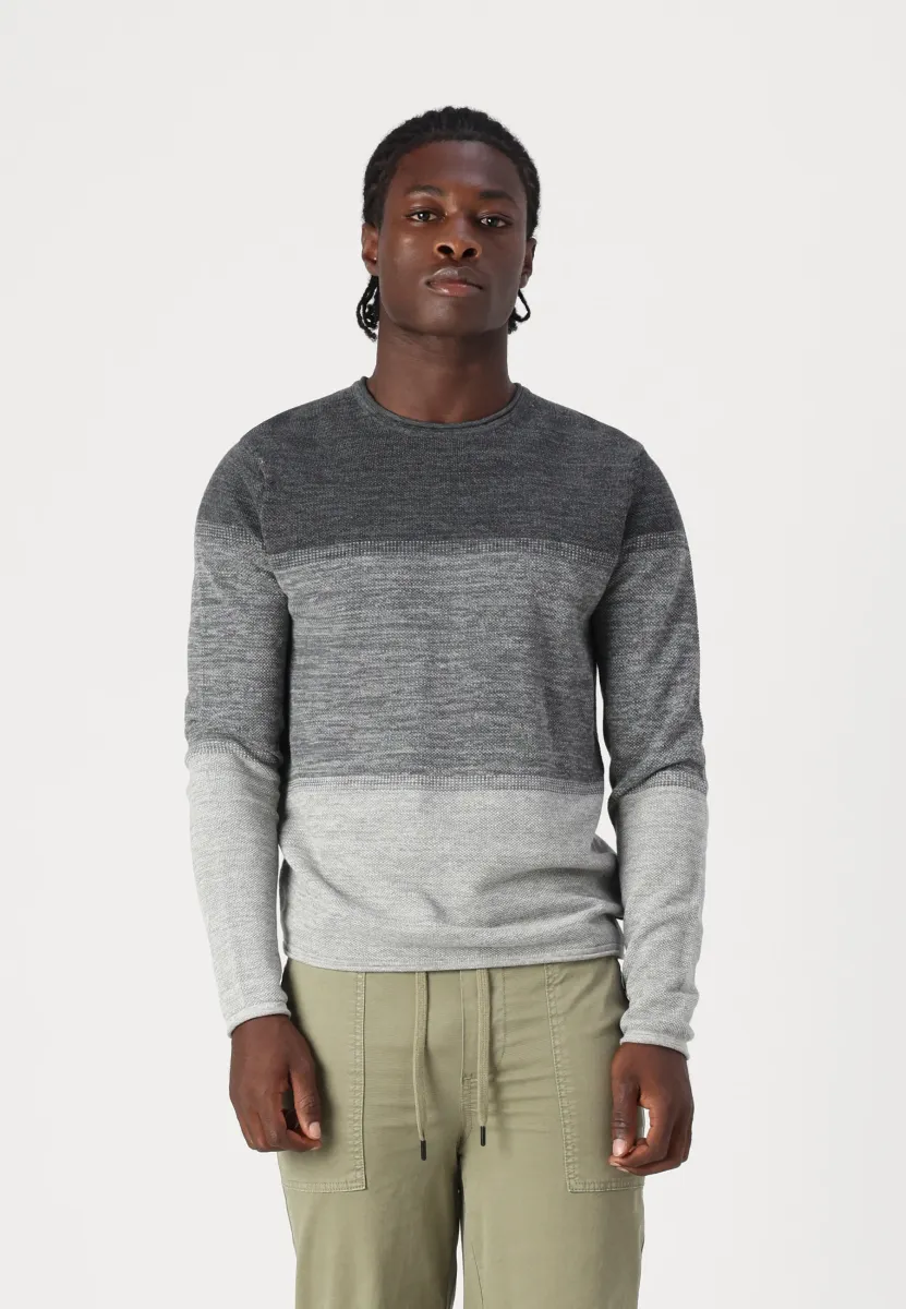 FELIX REG CREW  - Strickpullover - light grey