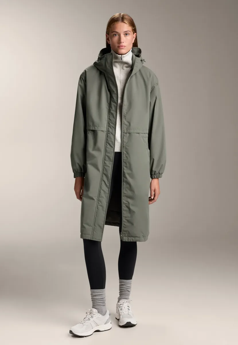 FELLEX® AEROGEL 10K WATERPROOF LONG PADDED - Regenjacke / wasserabweisende Jacke - dark green
