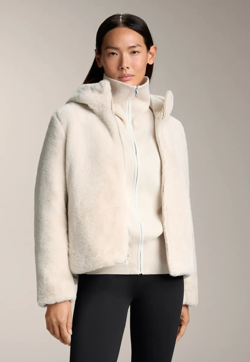 FELLEX® AEROGEL PADDED REVERSIBLE FAUX FUR - Winterjacke - stone