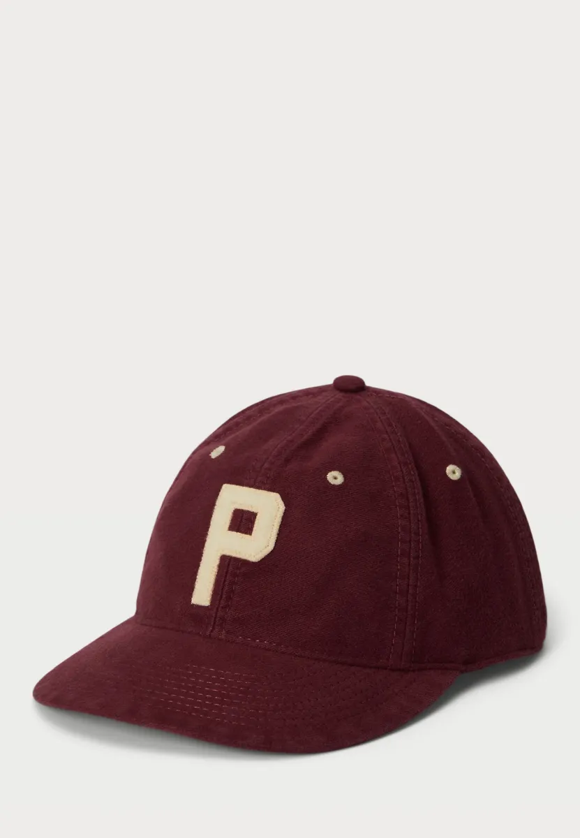 FELT-PATCH CHAMOIS BALL CAP  - Cap - red wine