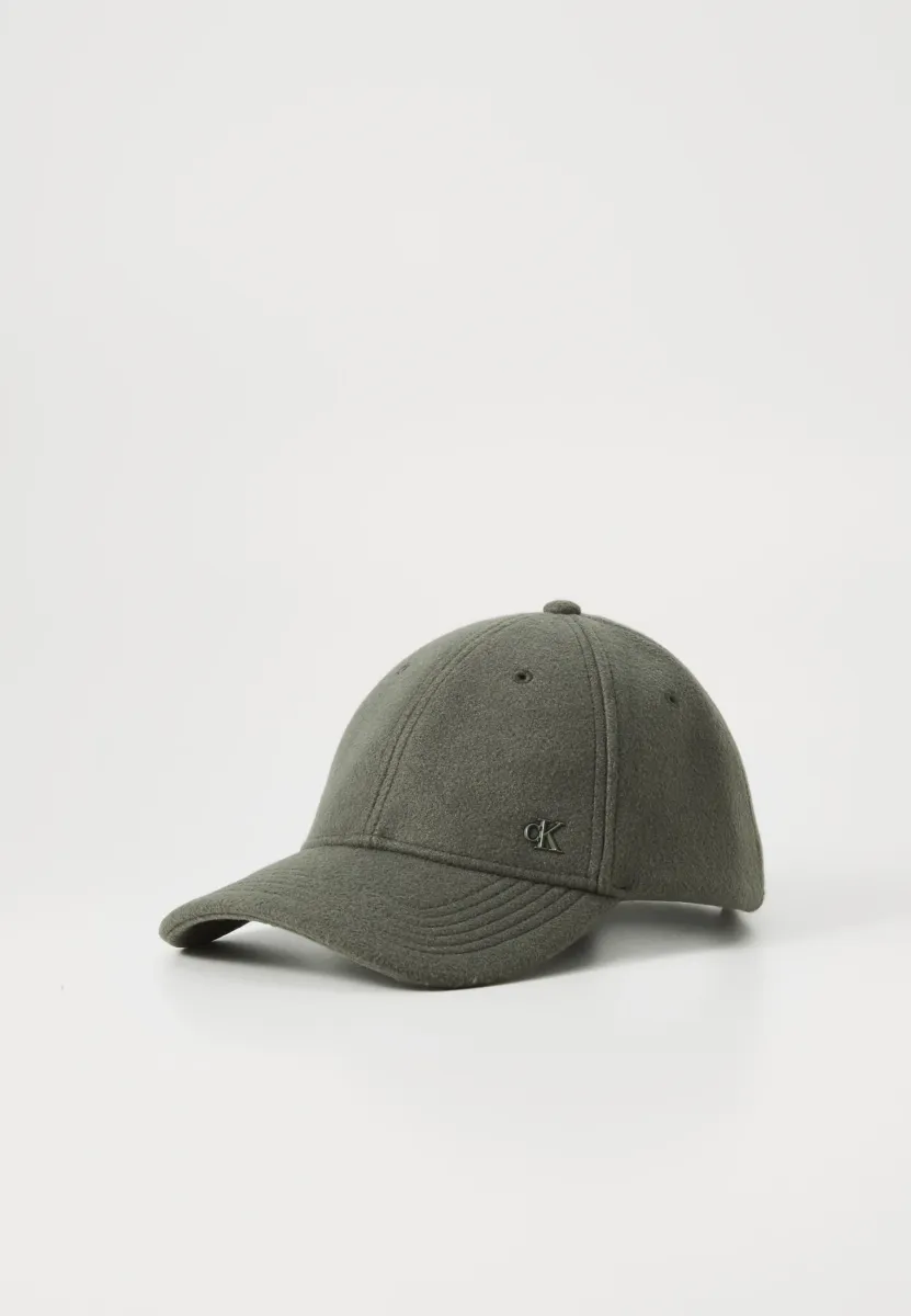 FELT PLAQUE CAP UNISEX - Cap - dark grey