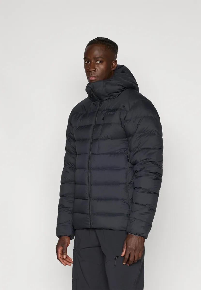 FEMUND ZIP HOOD - Daunenjacke - caviar black