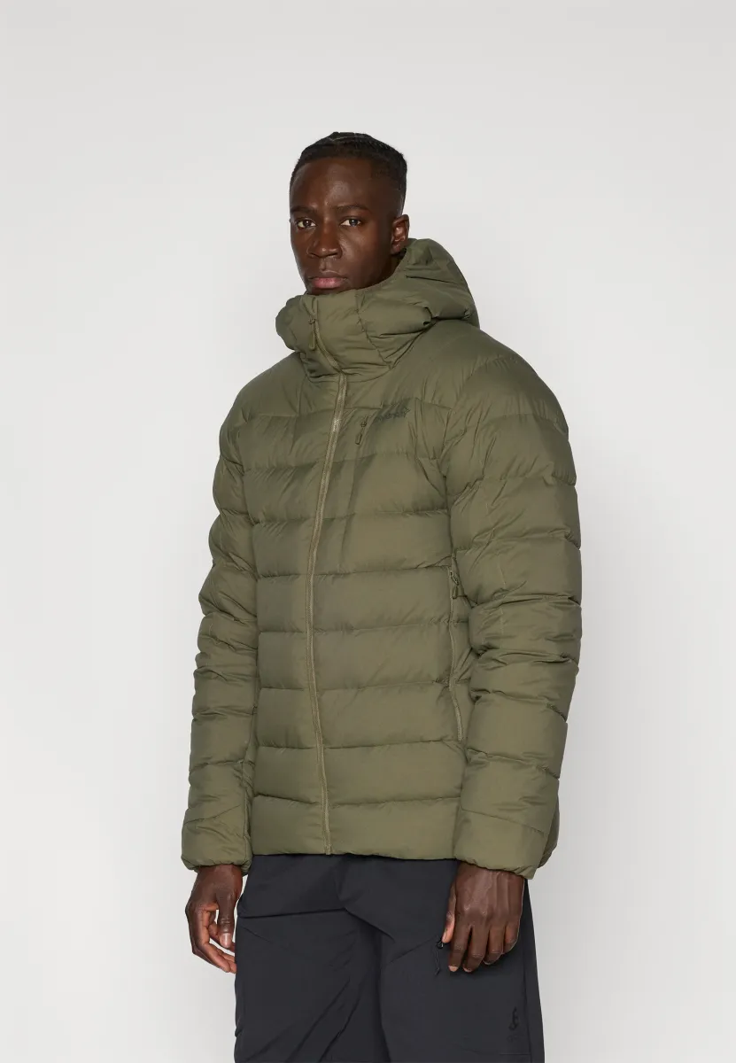 FEMUND ZIP HOOD - Daunenjacke - olive night