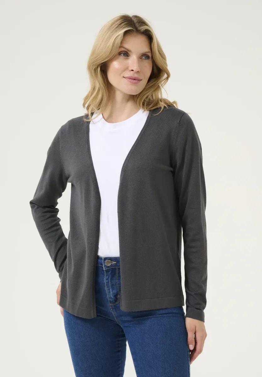 FENIA ASTRID - Strickjacke - black oyster