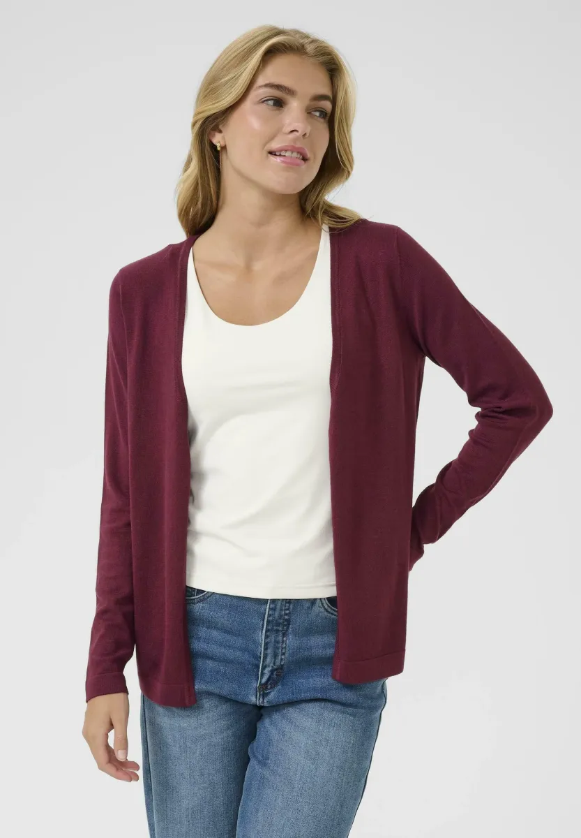 FENIA ASTRID - Strickjacke - windsor wine