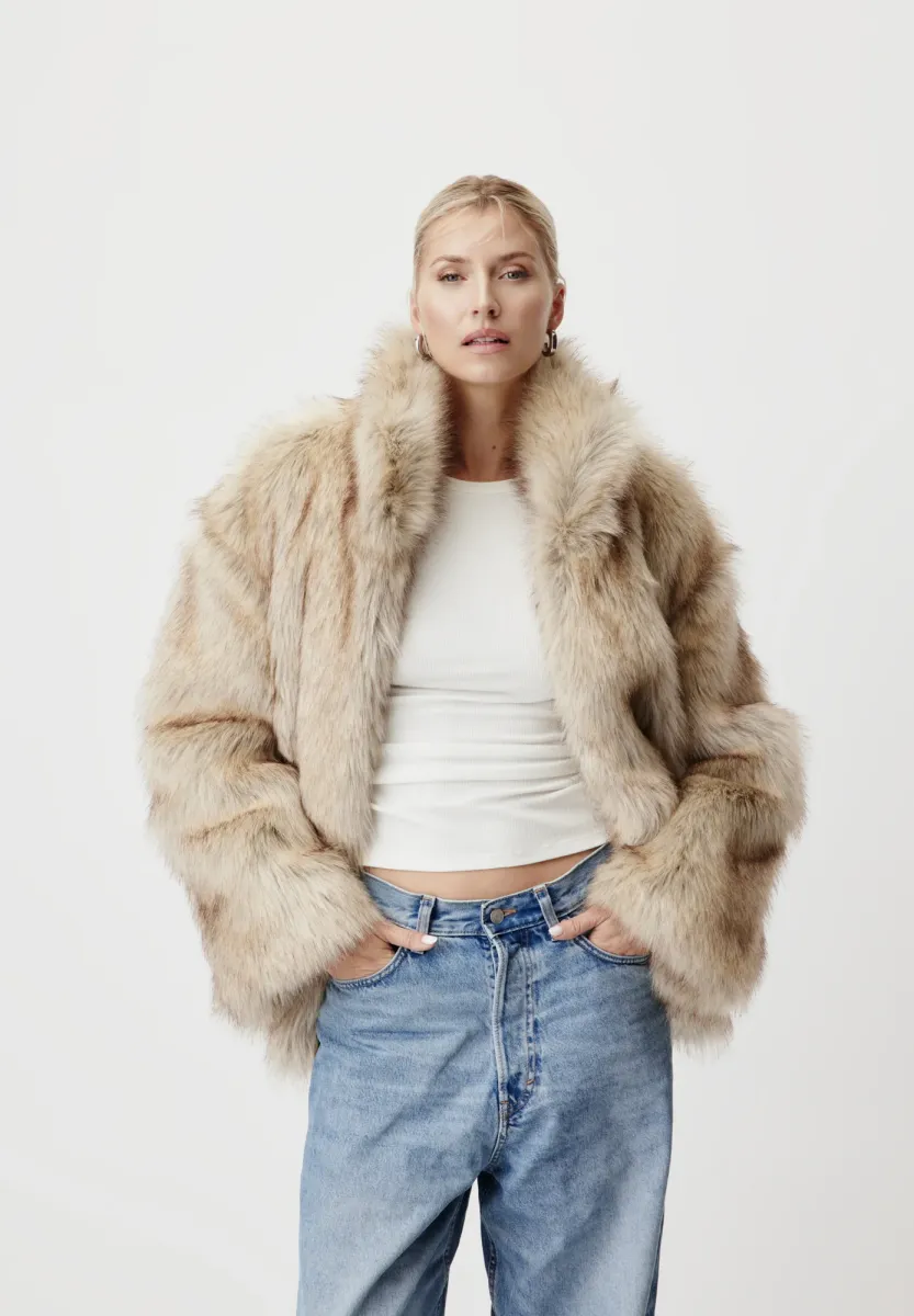 FERGIE JACKET - Kurzmantel - greige