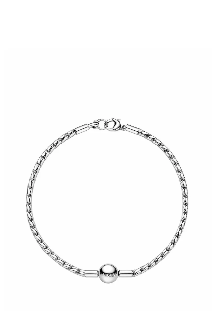 À FERMOIR ROND ET AILE - Armband - silver-coloured