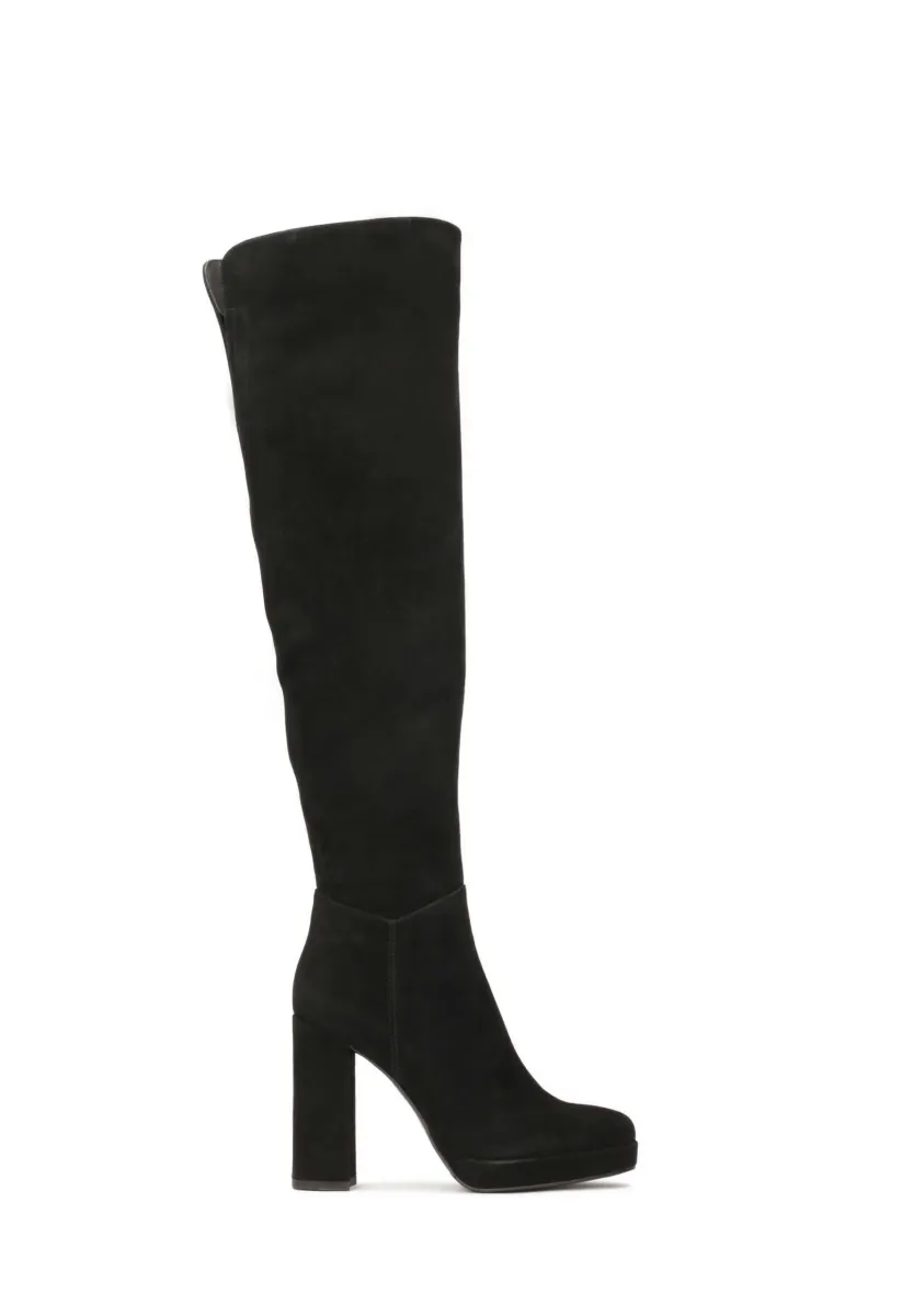 FERN - Plateaustiefel - black