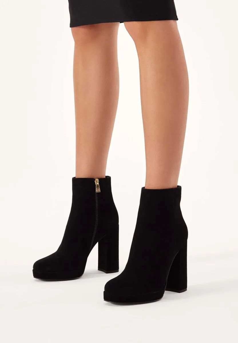 FERN - Plateaustiefelette - black