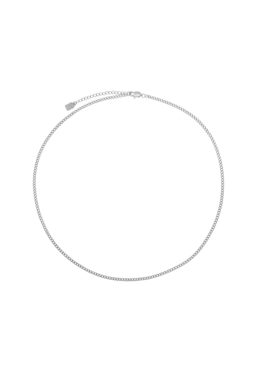 FEROX - Halskette - silberfarben poliert