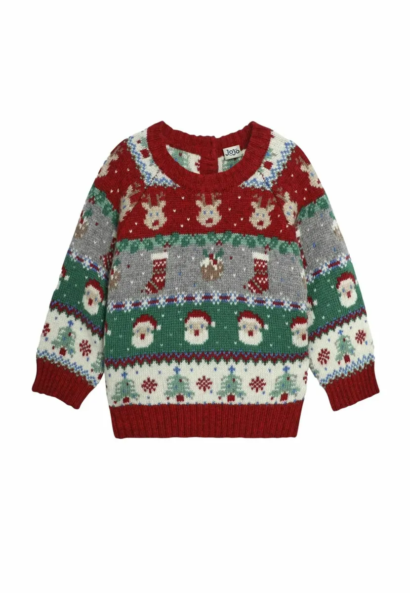 FESTIVE FRIENDS FAIR ISLE REGULAR FIT - Strickpullover - red