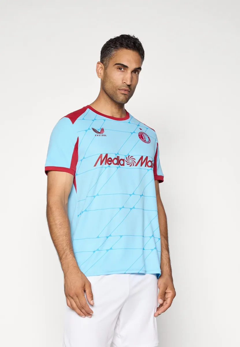 FEYENOORD SHORT SLEEVE SHIRT - Vereinsmannschaften - baltic sea/rio red