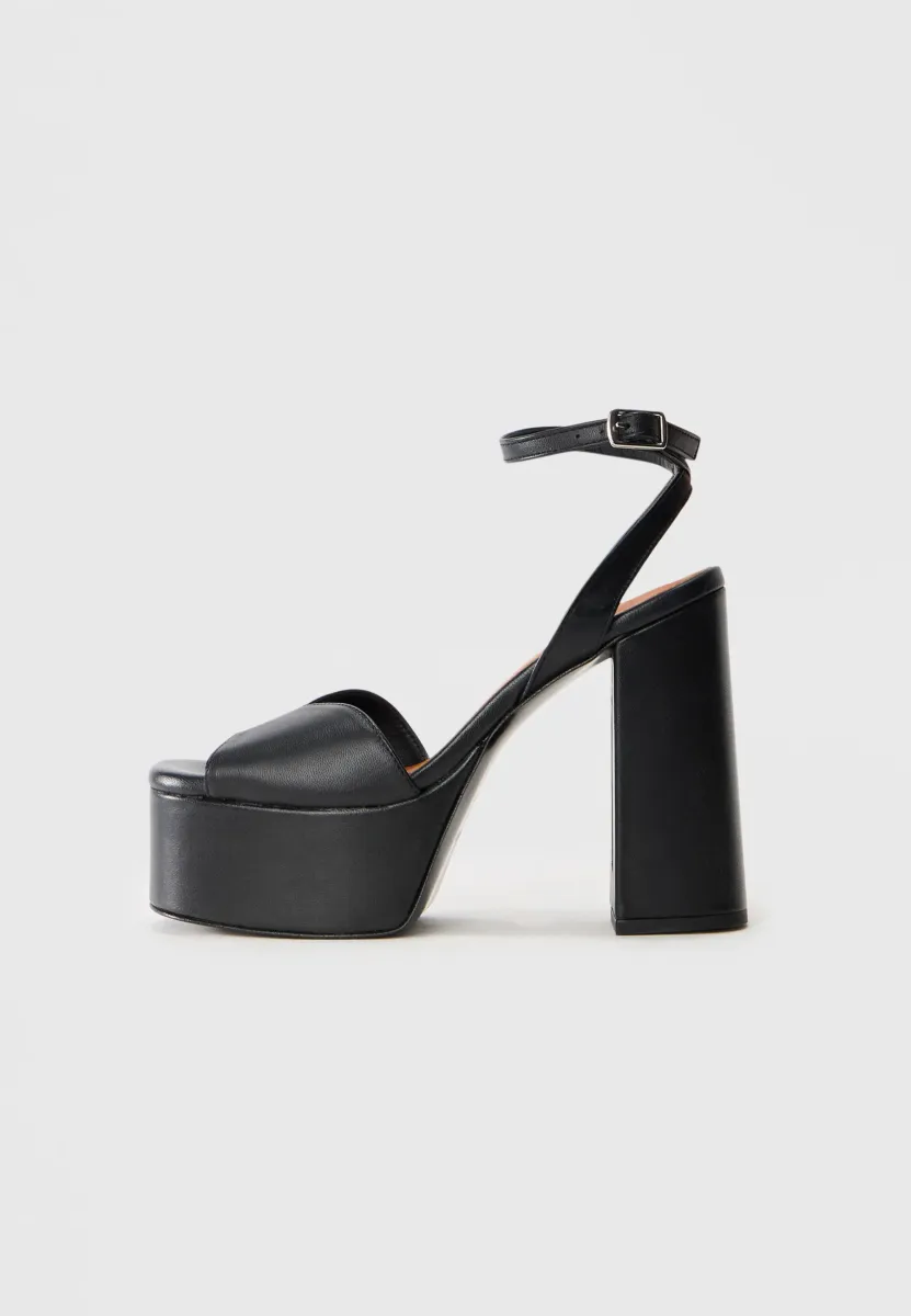 FIBI - Plateausandalette - black