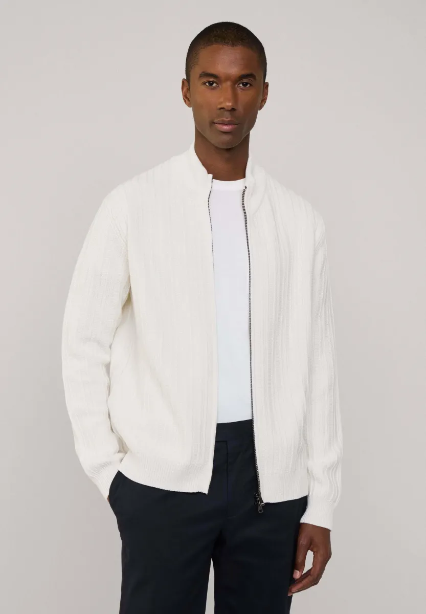 FIEFULLZPOINTELLE - Strickjacke - off white
