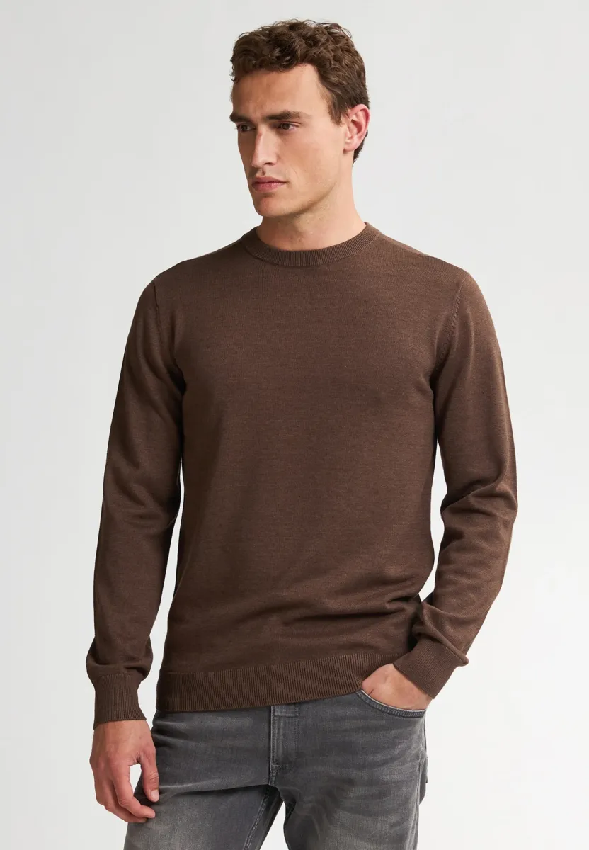 FINE-STEAMBOAT - Strickpullover - mud