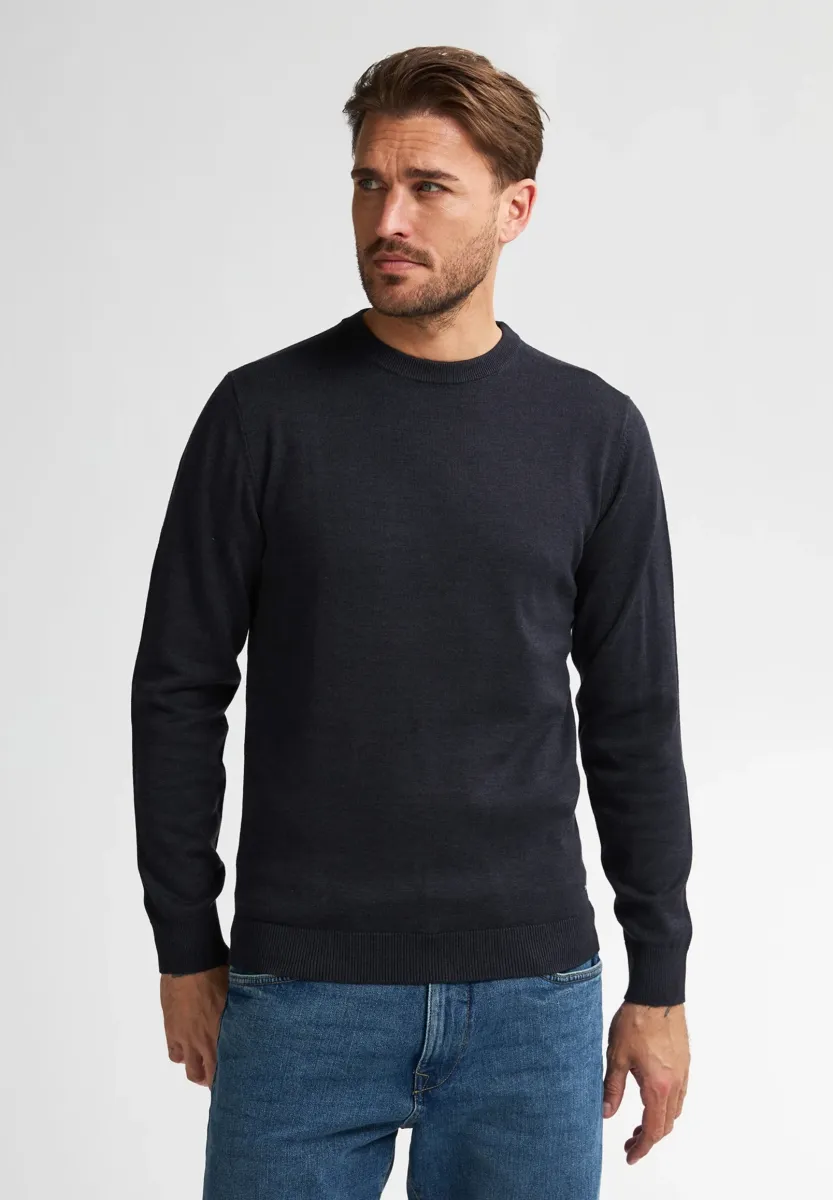 FINE-STEAMBOAT - Strickpullover - sky captain