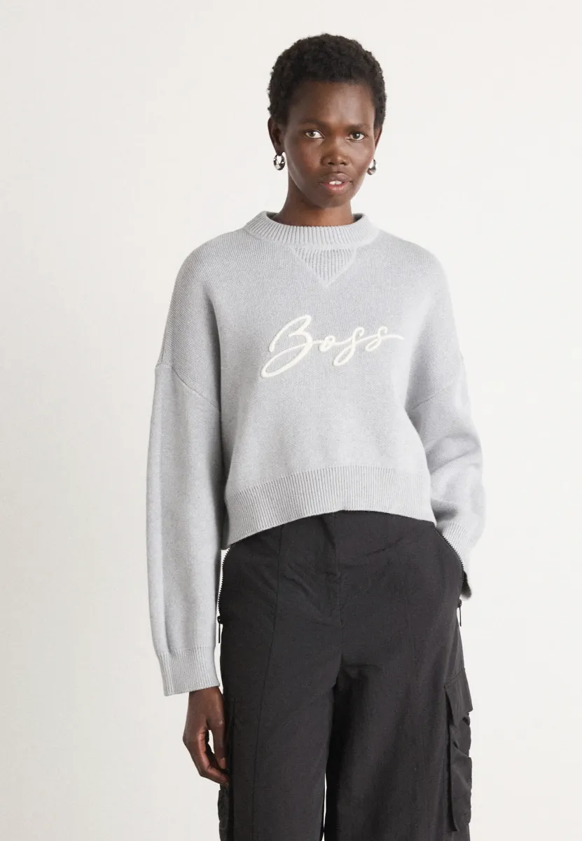 FINEVRA - Strickpullover - silver-coloured