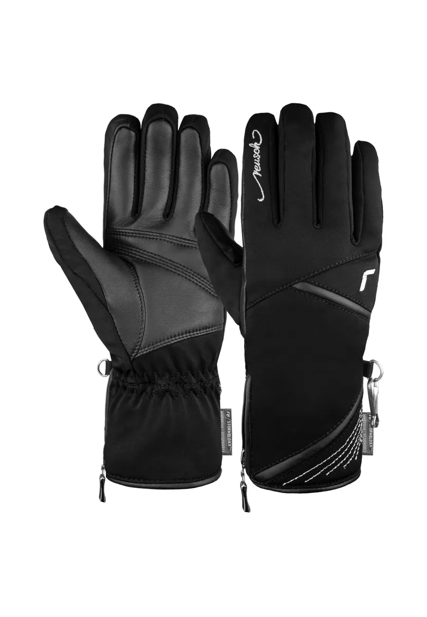 Fingerhandschuh - black silver