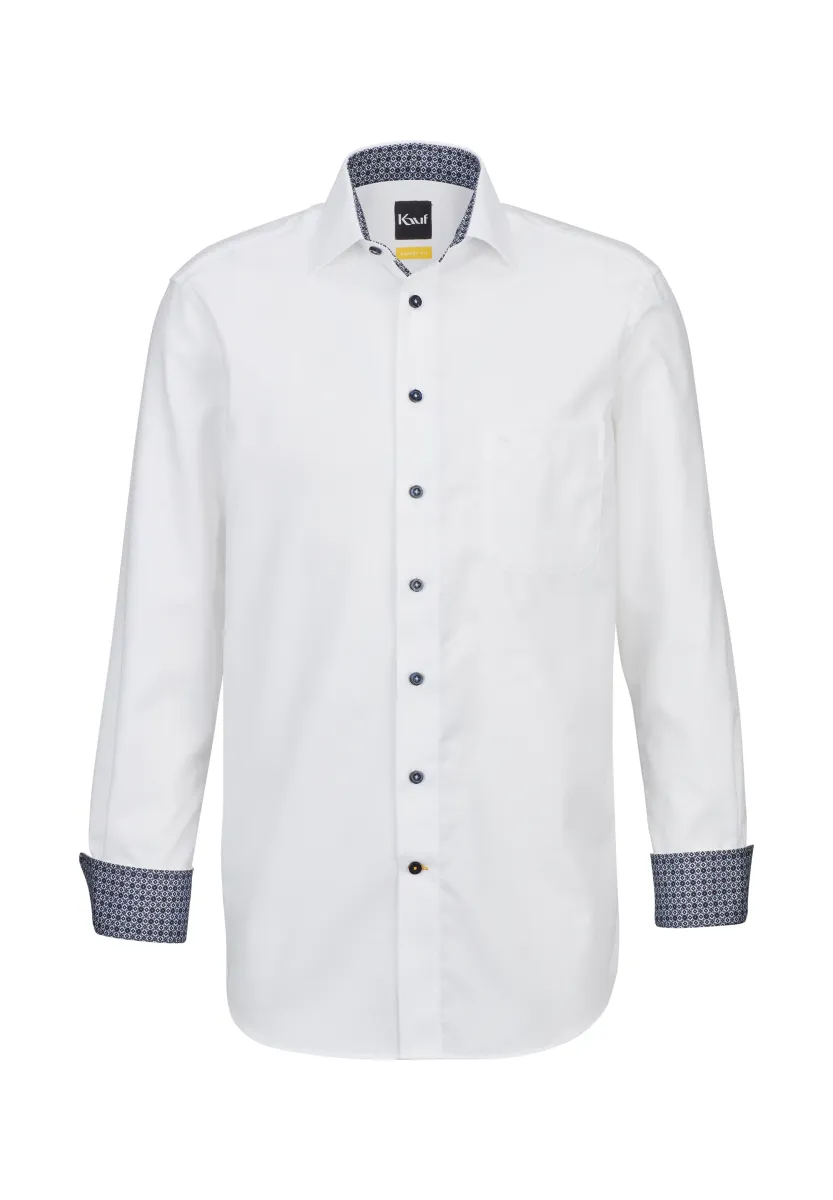 FIRENZE NEW KENT LANGARM - Businesshemd - white