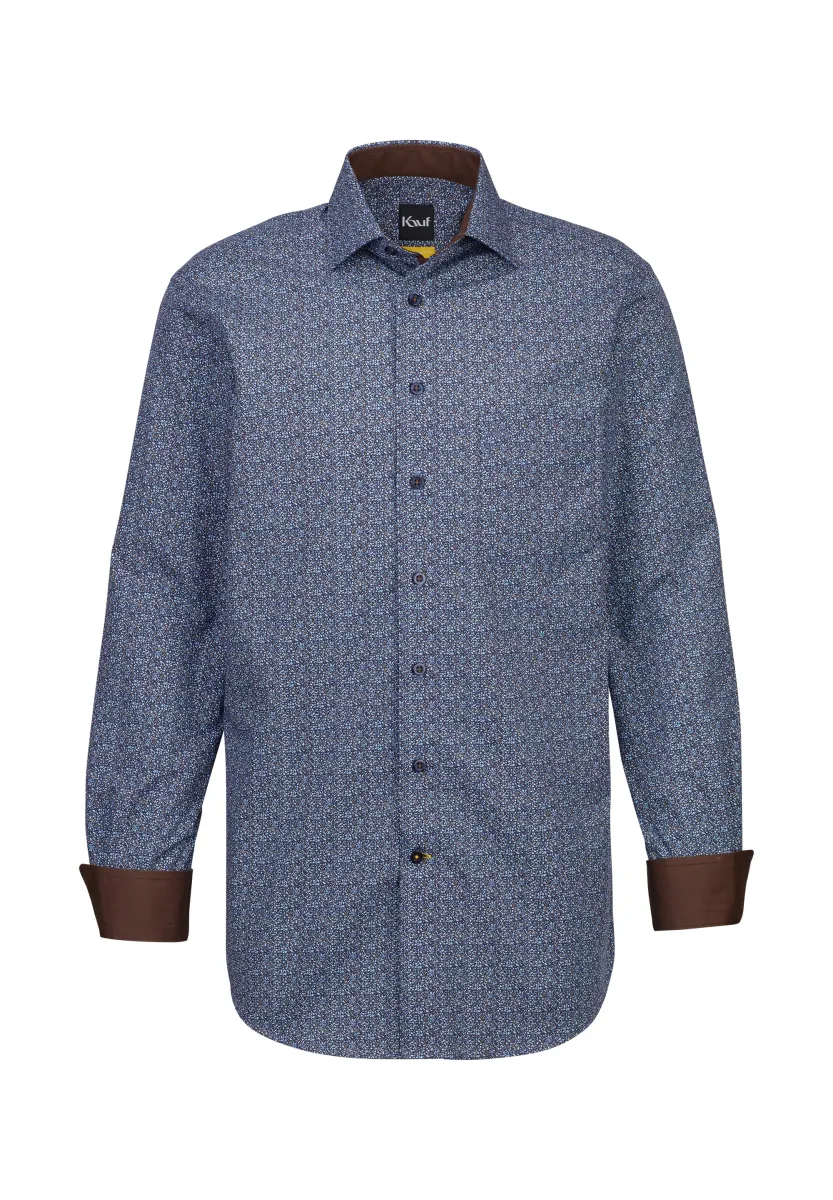 FIRENZE NEW KENT LANGARM - Hemd - blue