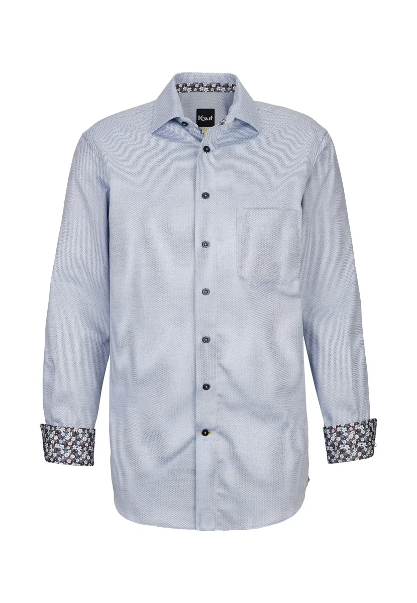 FIRENZE NEW KENT LANGARM  - Hemd - light blue