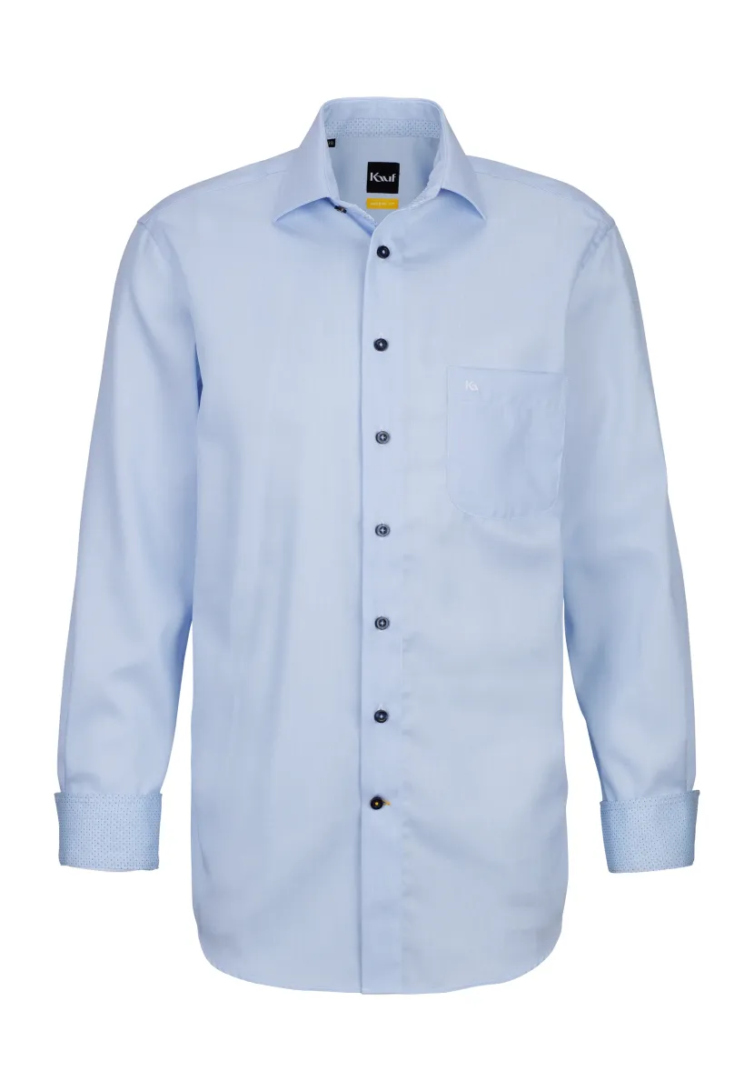 FIRENZE NEW KENT LANGARM MODERN FIT - Hemd - light blue