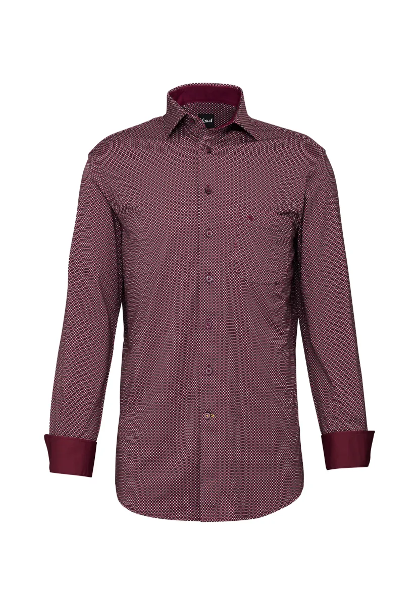 FIRENZE NEW KENT LANGARM MODERN FIT - Hemd - Red