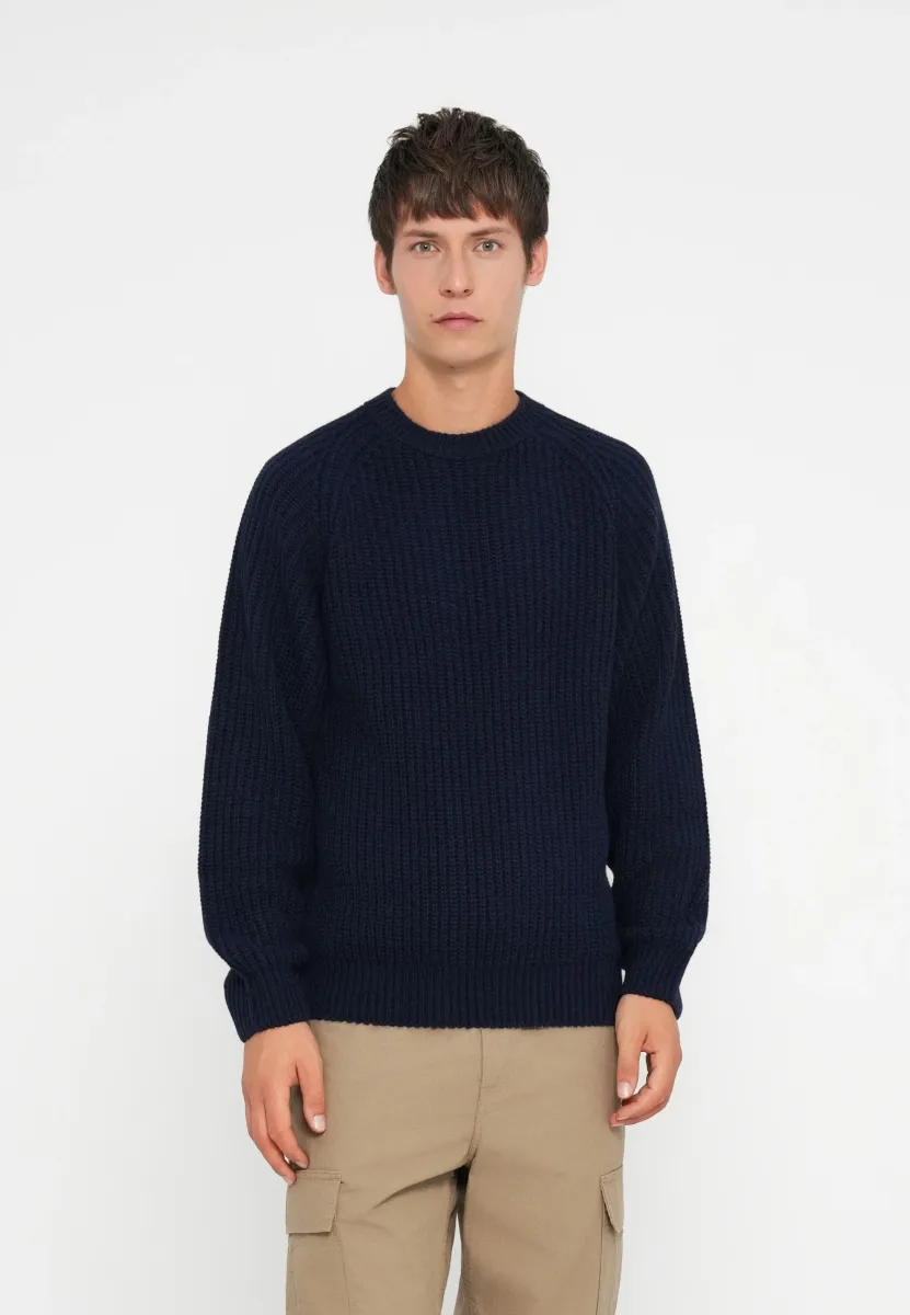 FIRTH SWEATER - Strickpullover - dark blue