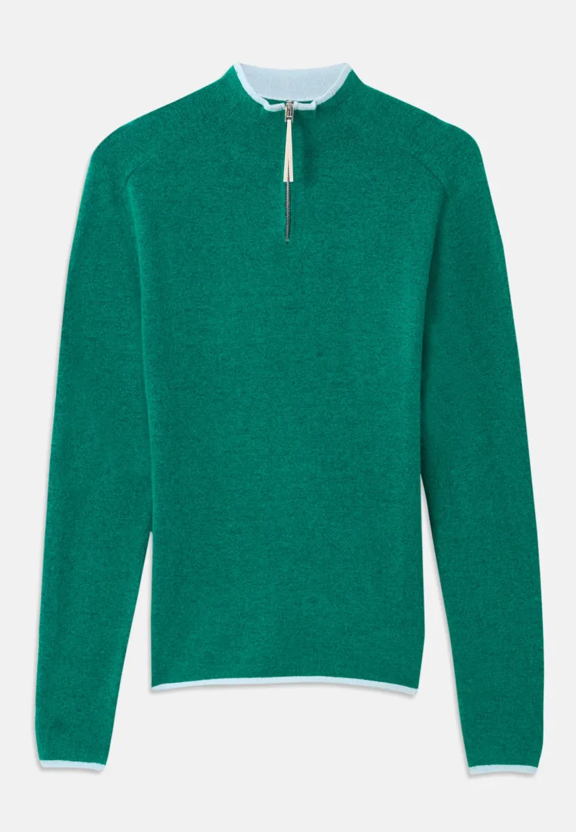 FITTED LONGSLEEVE UNISEX - Strickpullover - green