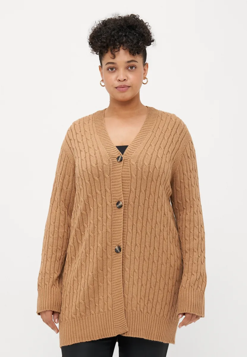 FIUGGI - Strickjacke - cammello