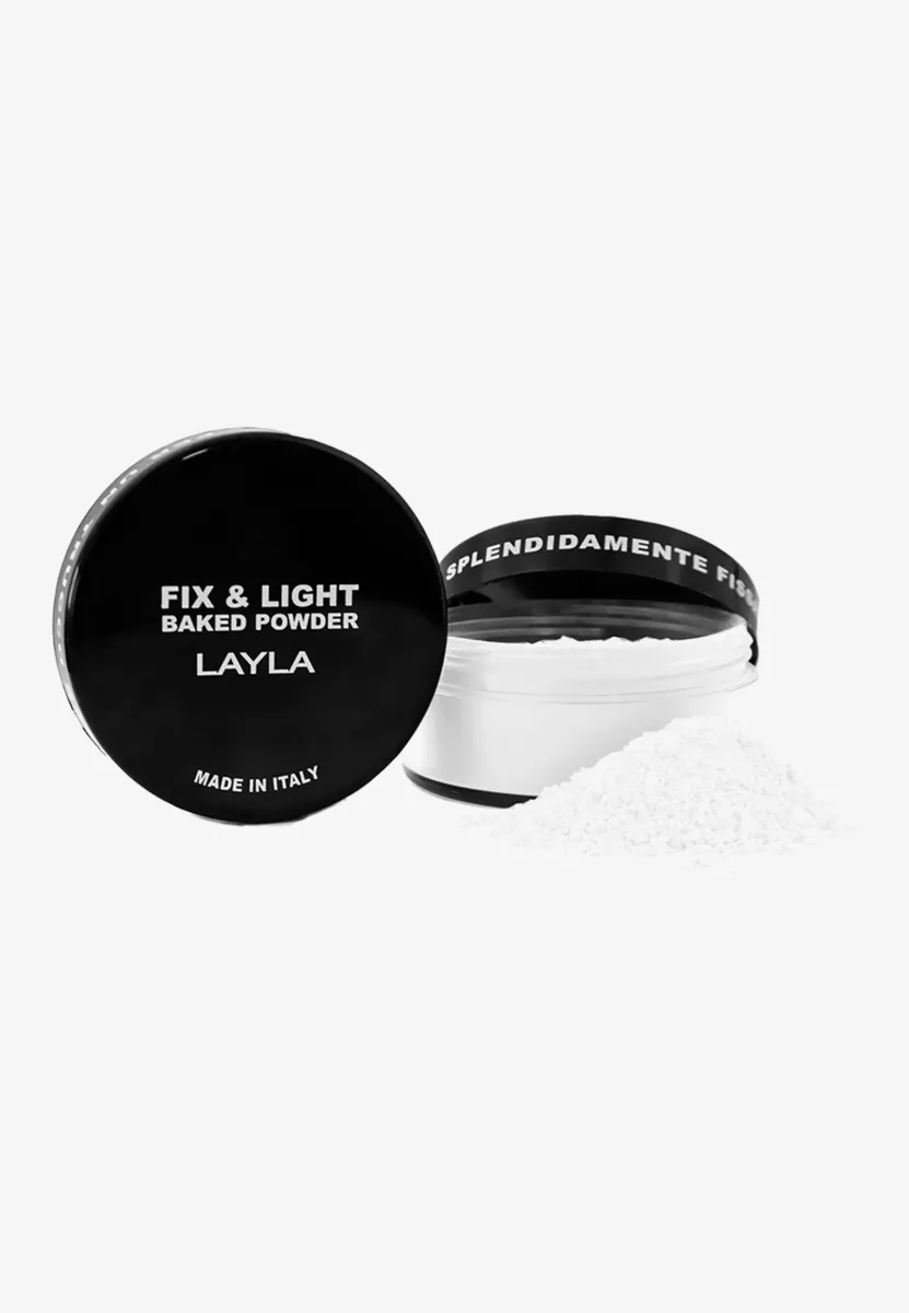 FIX & LIGHT BAKED POWDER - Puder - 1 white