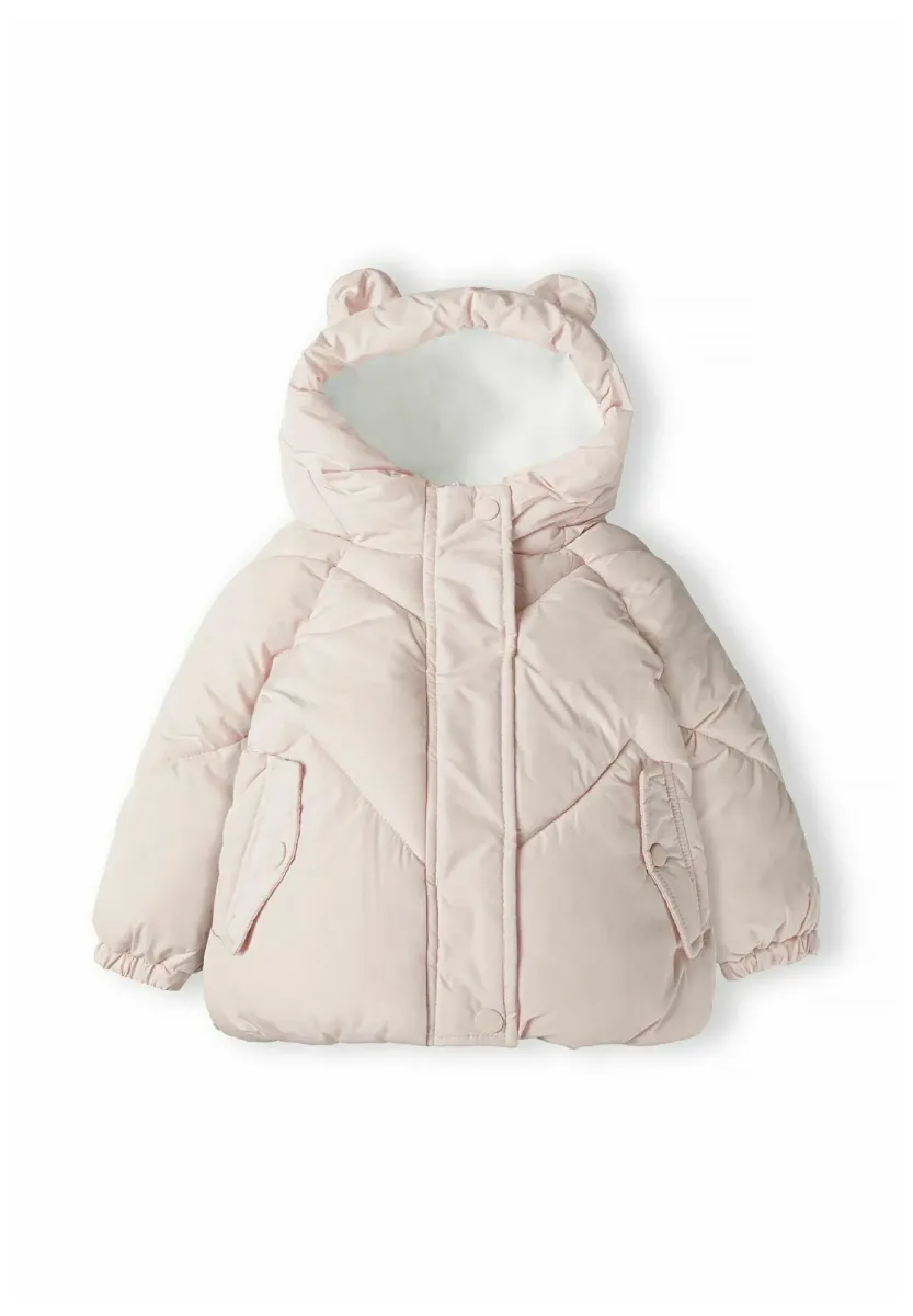 FIXED HOOD REGULAR FIT - Winterjacke - light pink