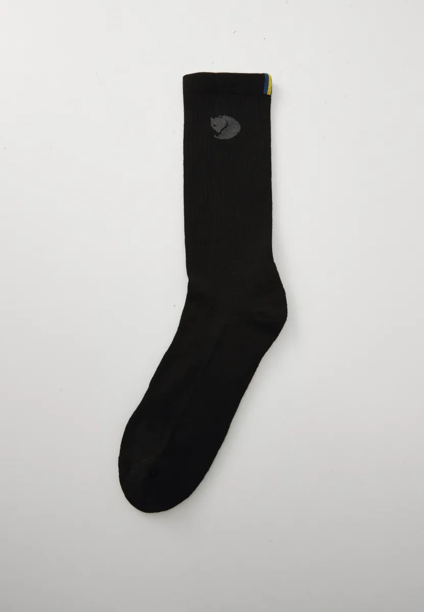 FJÄLLRÄVEN WOOL SOCK UNISEX - Sportsocken - black