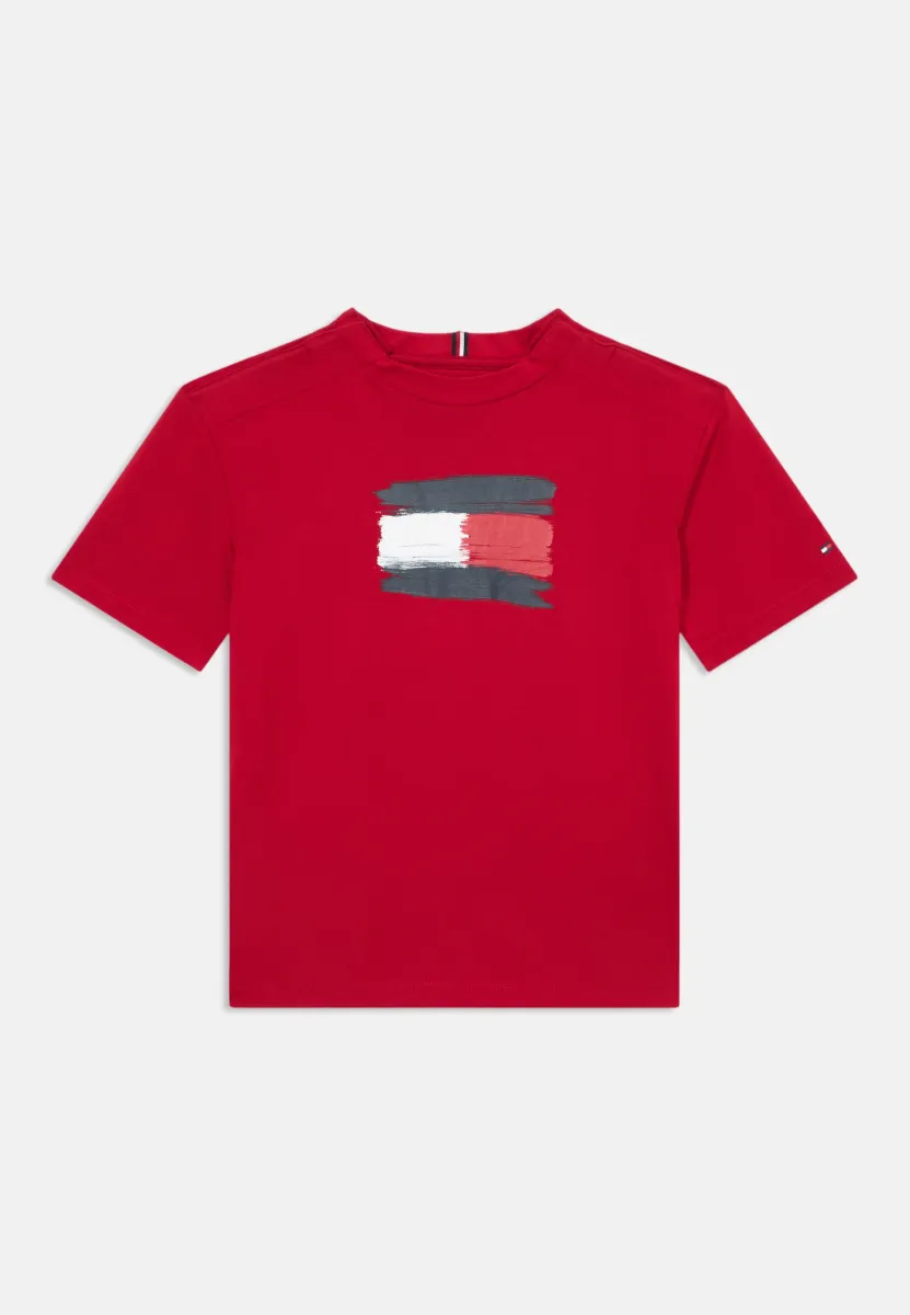 FLAG ARCHIVE TEE - T-Shirt print - medium red