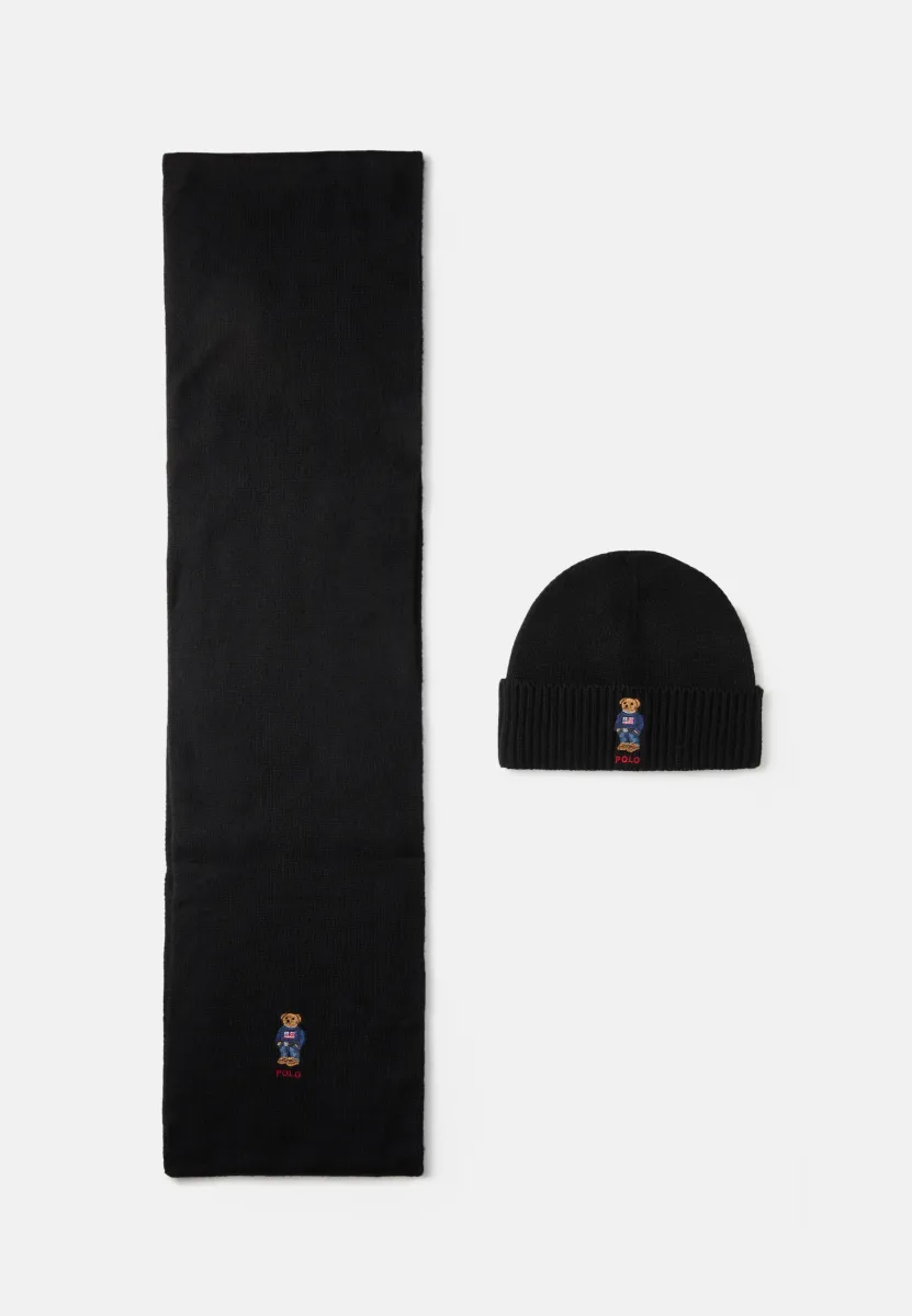 FLAG BEAR GIFT BOX UNISEX SET - Mütze - black