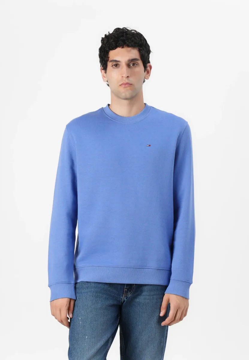 FLAG CREW - Sweatshirt - soft sapphire