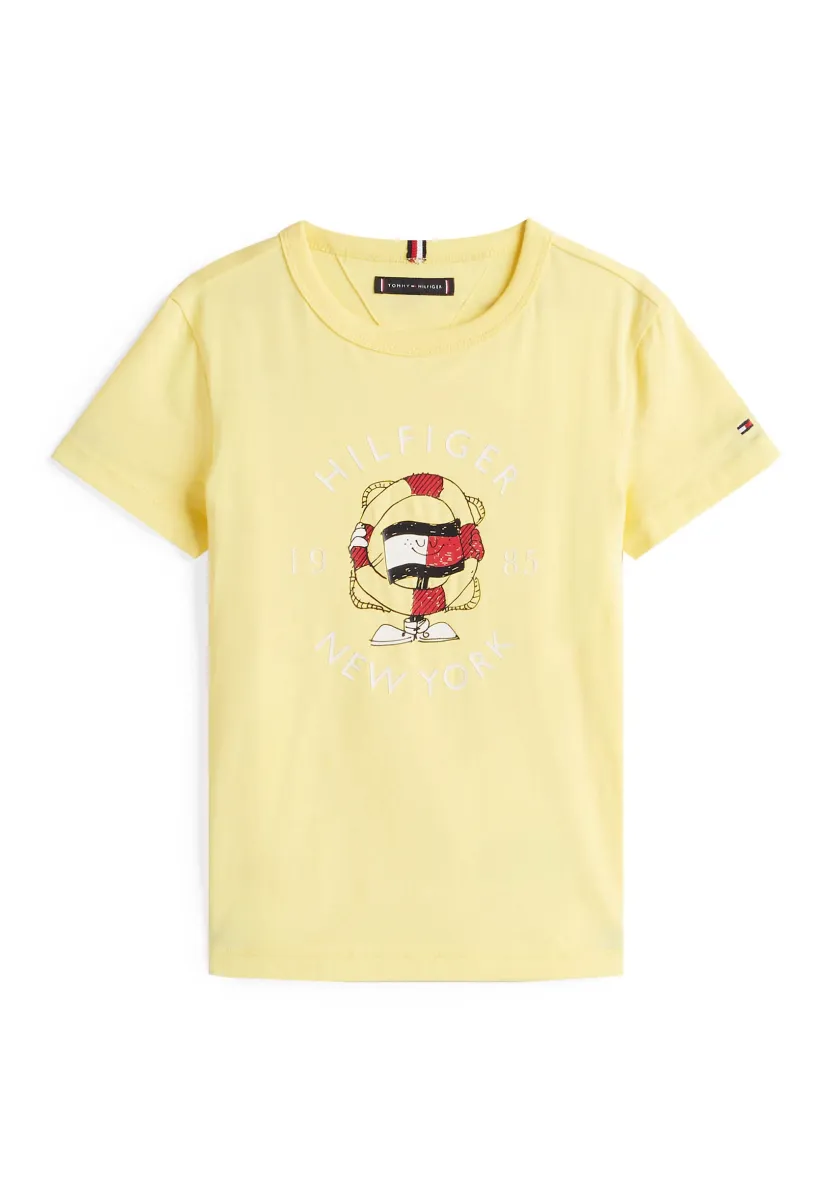 FLAG FUN TEE UNISEX - T-Shirt print - citronella
