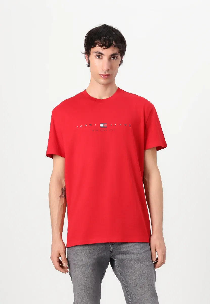 FLAG LINEAR TEE  - T-Shirt print - sapphire red