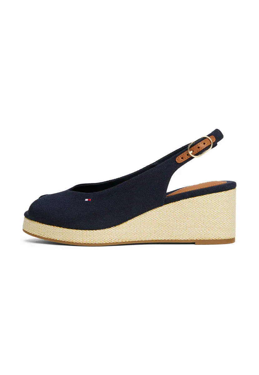 FLAG MID SLINGBACK - Espadrille - space blue