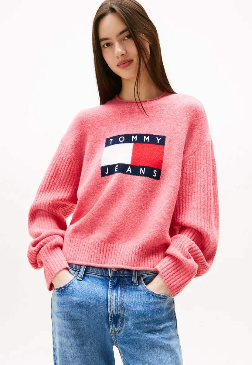 FLAG  - Strickpullover - vintage cerise htr