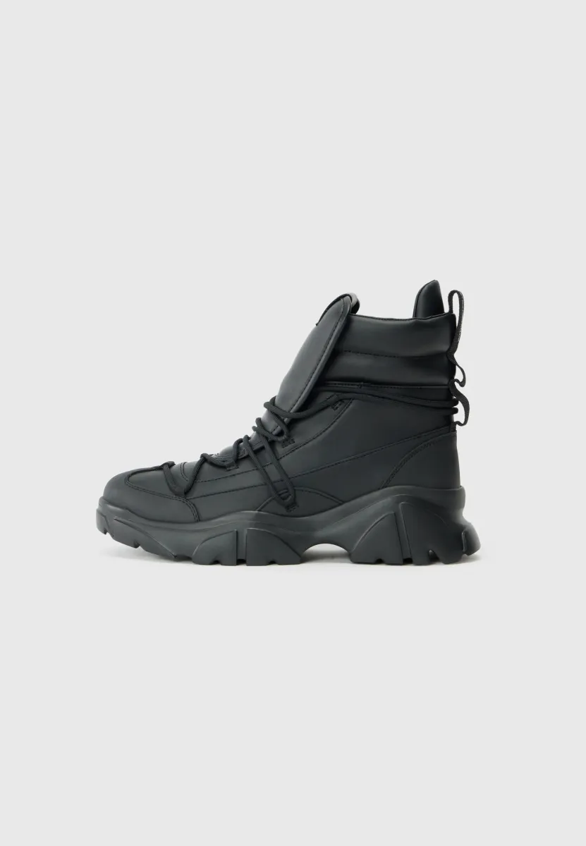FLAKES UNISEX - Sneaker high - full black