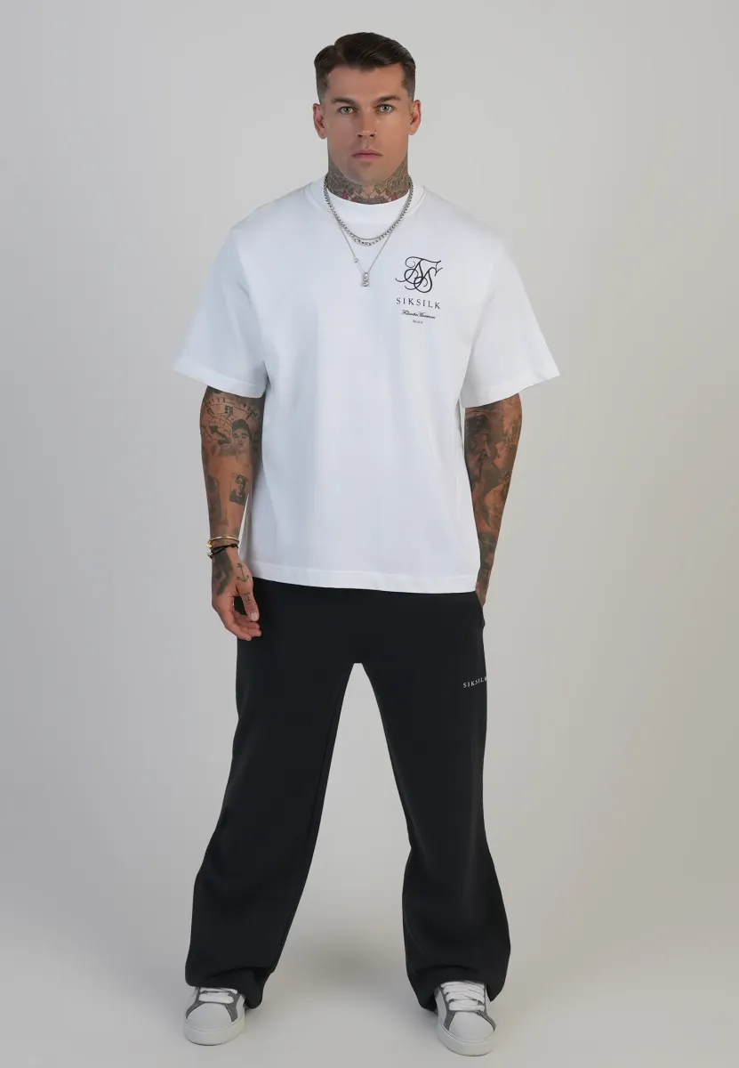 FLARE PANTS - Jogginghose - black