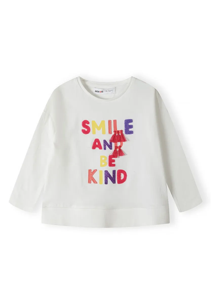 FLARED CREW NECK - T-Shirt basic - cream
