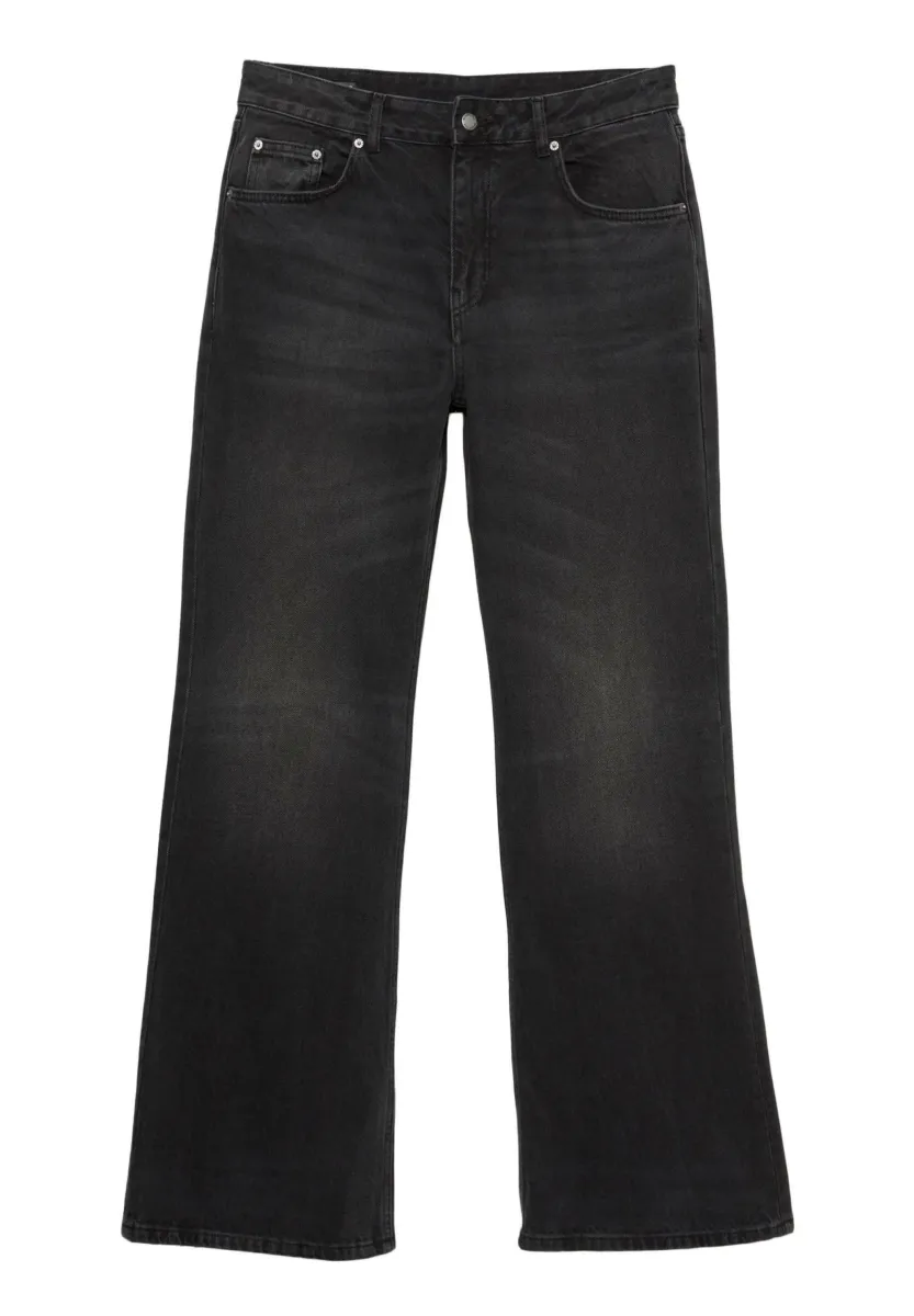 Flared Jeans - black