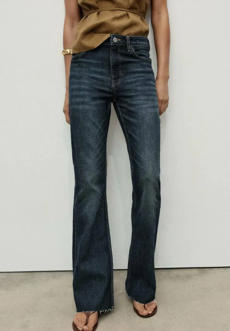 Flared Jeans - dark blue