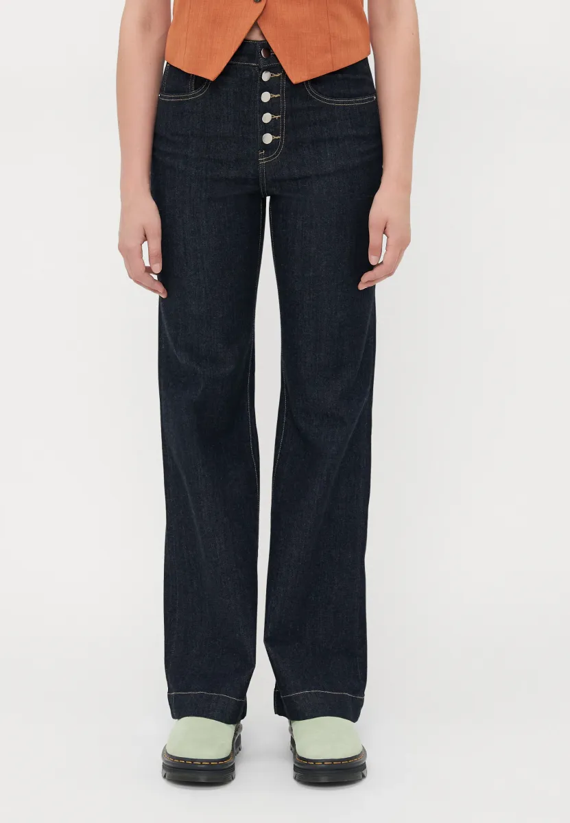 Flared Jeans - rinse