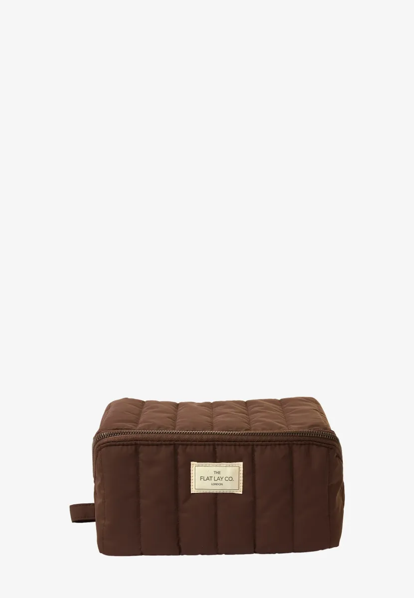 FLAT LAY MAKEUP BOX BAG - Kosmetiktasche - espresso